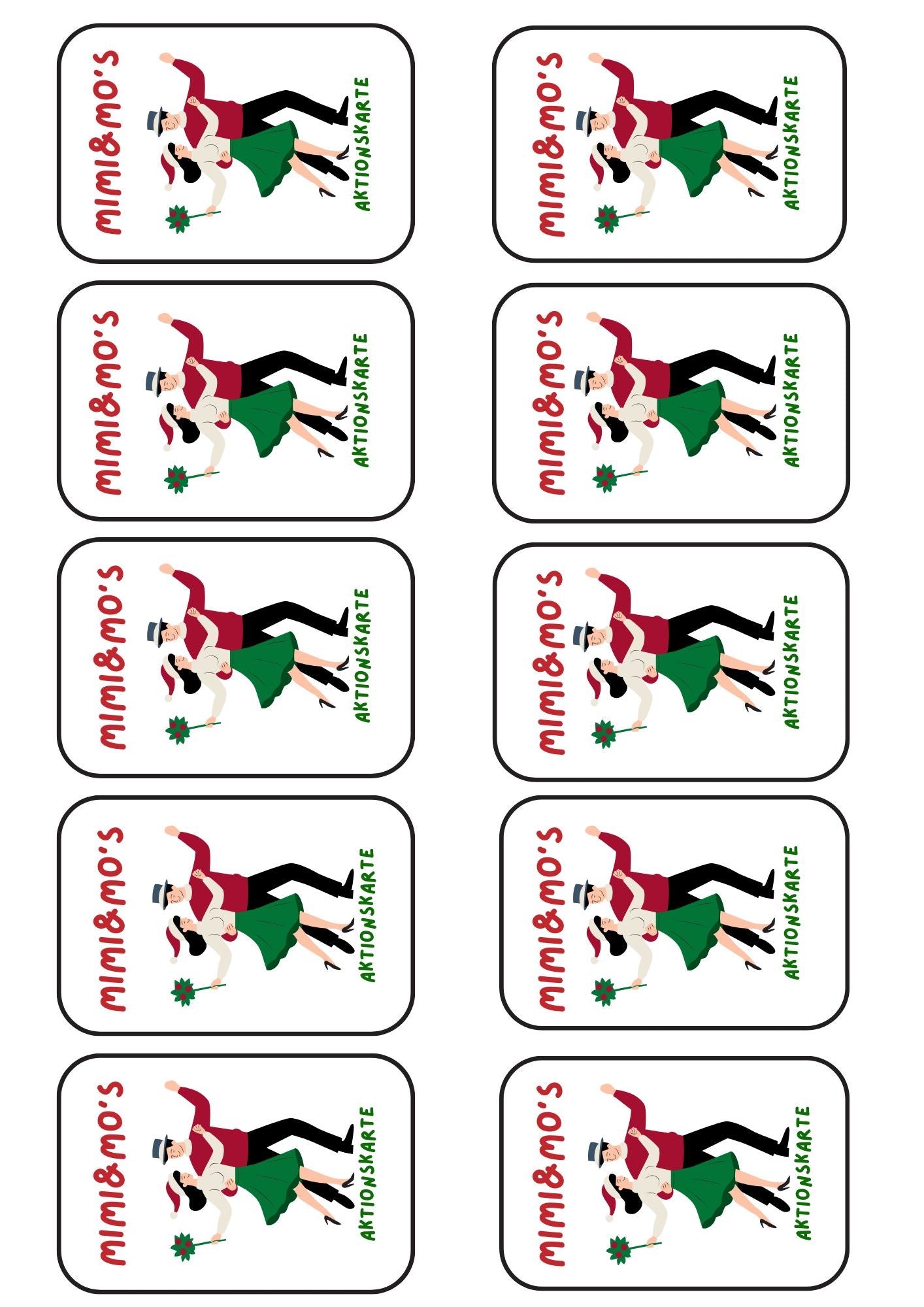 Aktionskarten für freies Spielen