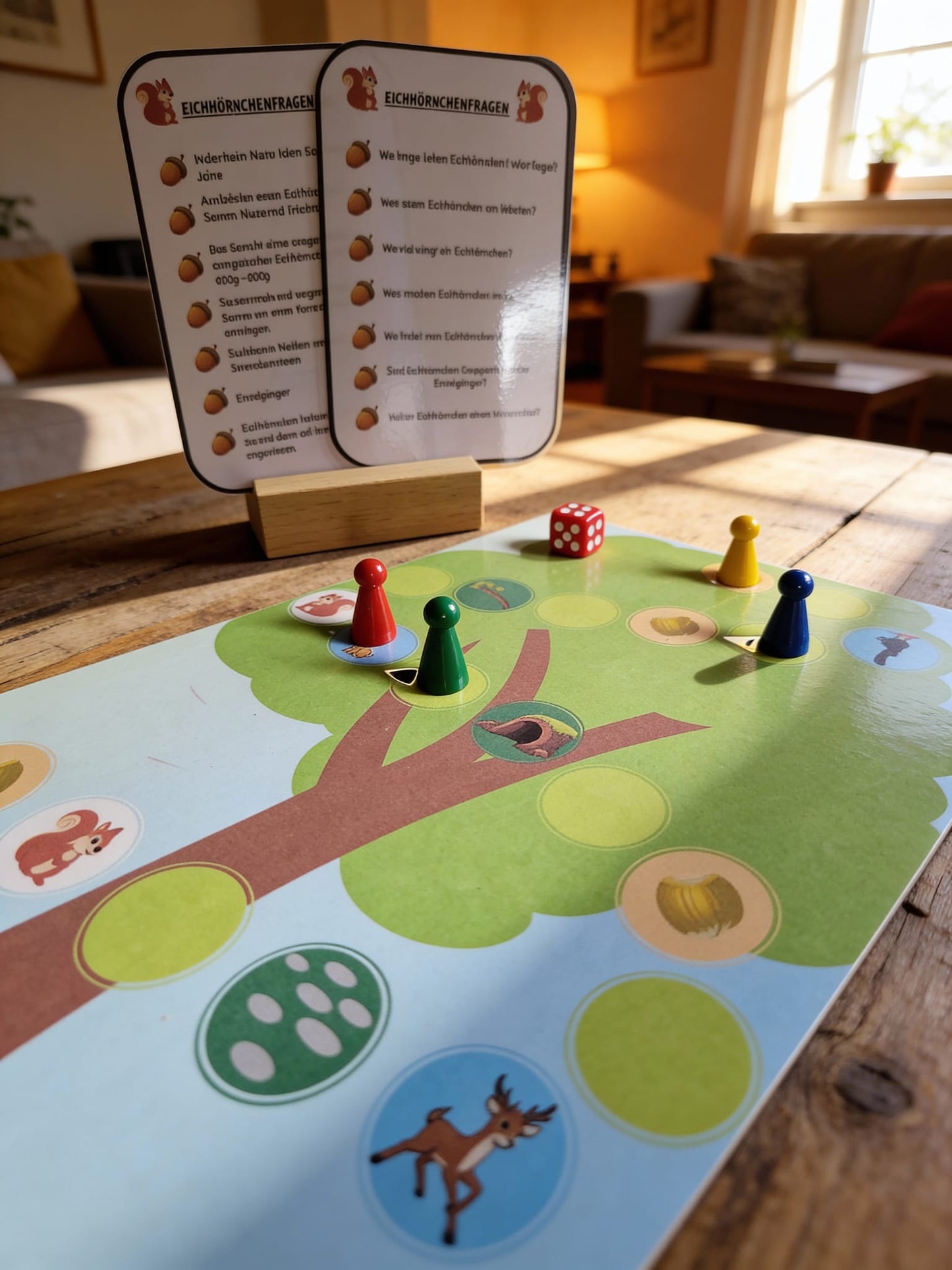 Eichhörnchen auf Abendteuerreisen