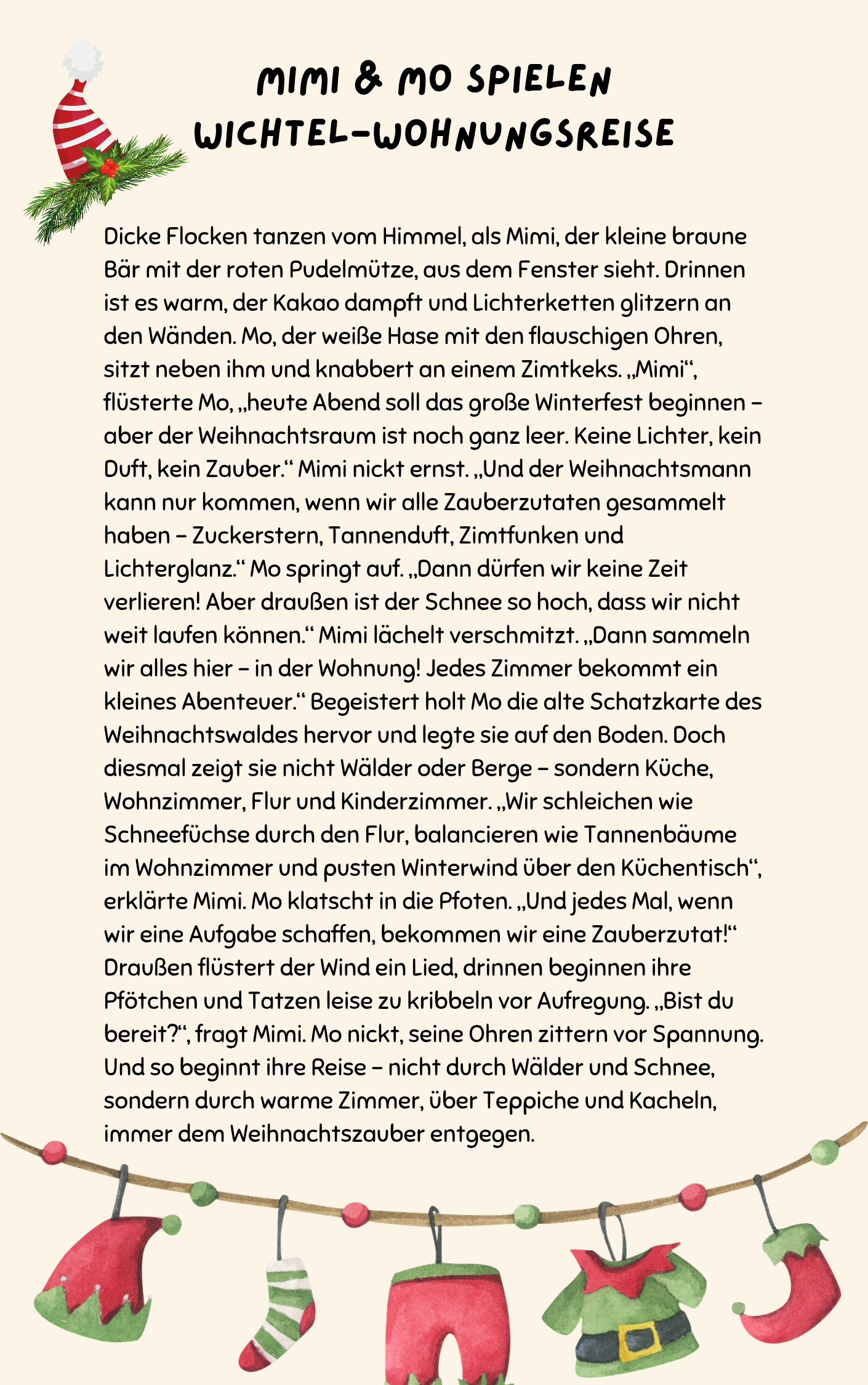 Die Wichtel-Wohnungsreise