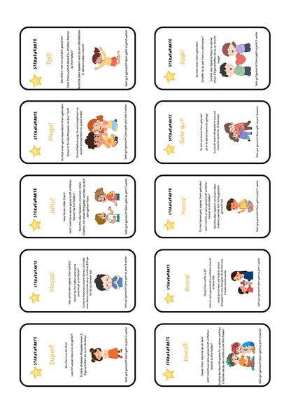 Sternkarten Holt euch den Zauber nach Hause